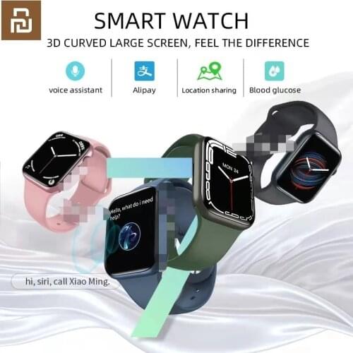 New Xiaomi Youpin T800 Smart Watch 1.72'' Square Color Screen Smartwatch Women Men Bluetooth Call Full Touch Fitness Bracelet