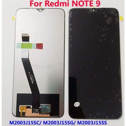 Original 6.53 LCD Display For Xiaomi Redmi Note 9 LCD Touch Screen Digitizer Assembly With Frame For Redmi 10X 4G