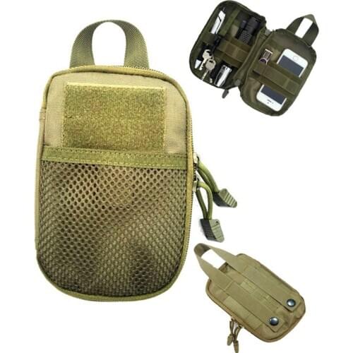 First Aid kit Tactical Medical Mag Portable Molle Emergency Survival Pouch Military Outdoor Hunting Phone Holder Waist Belt Bag