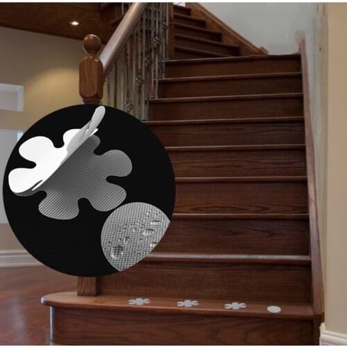 Flower Anti-Slip Strips Shower Stickers Safety Mat Transparent waterproof pad For Bathtubs swimming pool Floor kitchen Stairs