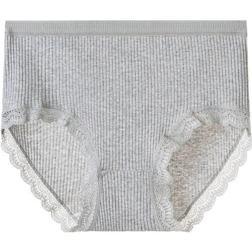 Panties For Women Sexy Lingerie Briefs New Underwear Womens Cotton Lace Panties High Waist Large Size Dropshipping YZTQ168