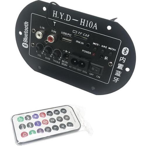 KYYSLB 30-120W 4-8ohm 220/12/24V Universal Built-in Car Bluetooth Power Amplifier Board Audio Speaker Amplifier