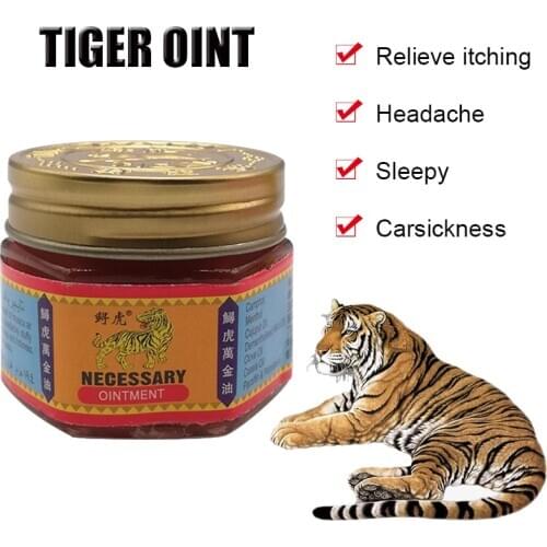 100% Original Red Tiger Balm Ointment Thailand Painkiller Ointment Muscle Pain Relief Ointment Soothe itch 19.4g