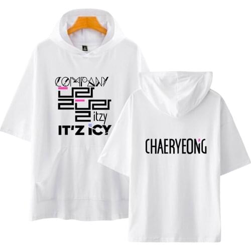 2019New T Shirt Mens letter ITZICY CHOERYEONG print White cotton T-shirts Summer Skateboard Tee Boy Skate Tshirt Sweatshirt