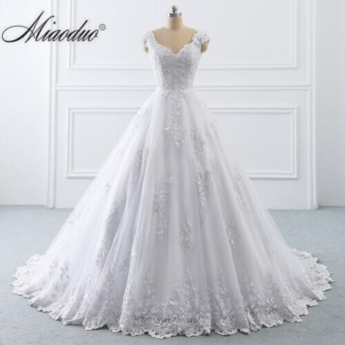 2020 Wedding Dress Arabic Lace Cap Sleeve Ball Gown Bridal Dresses Princess Wedding Gown Real Photo Custom Vestido De Noiva New