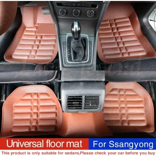 Car floor mat carpet rug ground mats accessories for ssang yong rexton tivolan xlv kyron for acura ilx mdx rdx rlx tlx tsx zdx