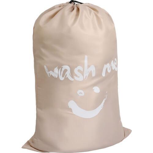 Organizer Bag Large Foldable Laundry Bag Dirty Clothes Storage Bag with Drawstring Closure for Home Laundromat Travel Bag