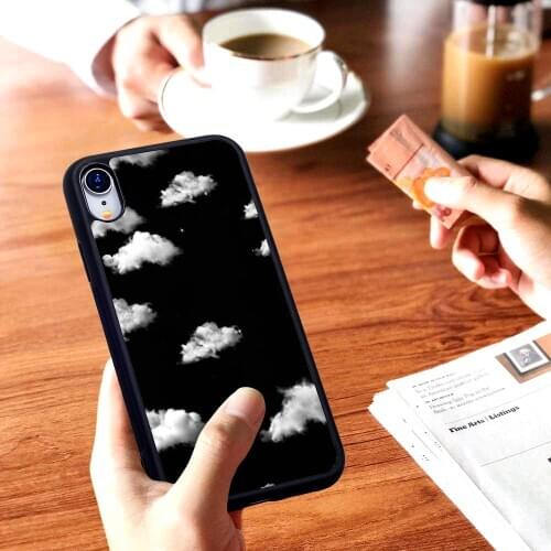 Cloud For iPhone 11 Pro Case For iPhone SE 2020 Soft Border Aluminum Plated Coque Back Cover For iPhone 6SPlus Cases Accessories