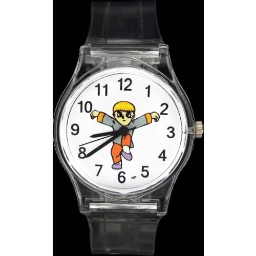 Kids Kung Fu Dream Martial art Tai Chi Shaolin Novelty Creative Sport Watches Childrens Baby relojes Quartz Wrist Watch