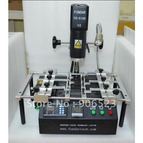 DHL free shipping FUNDAR FD-5100 bga reballing machine hot air soldering station for laptop PS3 motherboard