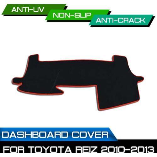 Car Dashboard Mat Anti-dirty Non-slip for Toyota REIZ 2010 2011 2012 2013 Dash Cover Mat UV Protection Shade