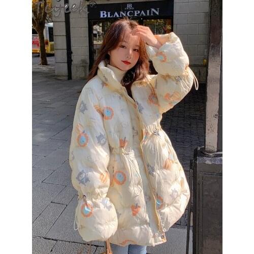 Quality High Autumn Winter Jacket Women Kawaii Coat Female Warm Cotton Parkas Woman Fashion Clothes Mujer Chaqueta