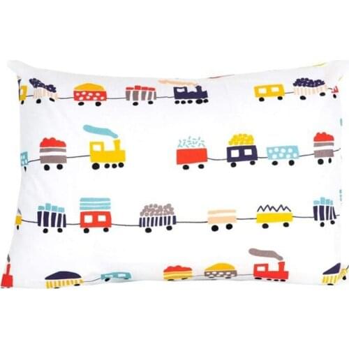 L41D Baby Pillowcase Ultra Soft Cotton Kids Toddler Cot Bed Sleeping Pillow Cover Envelope Style Travel Pillowcase for Girls