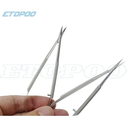 Microscopic Scissors Forcep Probe Micro Hook Tweezer Spatula 12cm Stainless Steel Probes,Hooks ,Spatulas, Speculums tweezers
