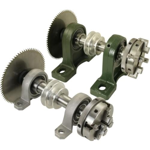 Bearing seat spherical instrument thimble, lathe diy tool holder, tailstock, non-powered wooden bead machine spindle