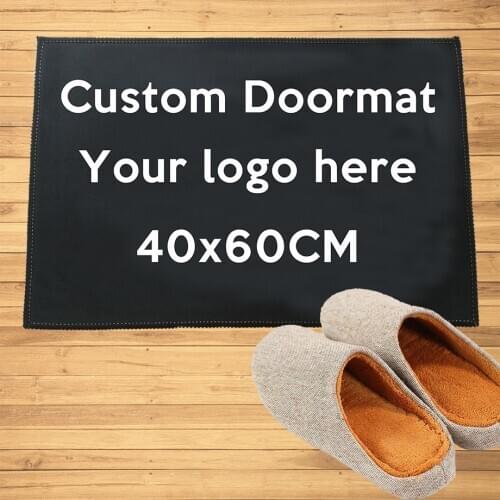 Custom Doormat Entrance Welcome Mats Hallway Doorway Bathroom Kitchen Rugs Floor Mats Carpet All Color All Logo