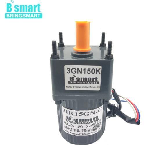3IK15GN-C Ac Gear Motor 220V Single Phase Motor With 15W 50Hz/60Hz CW/CCW Constant Speed With Capacitor
