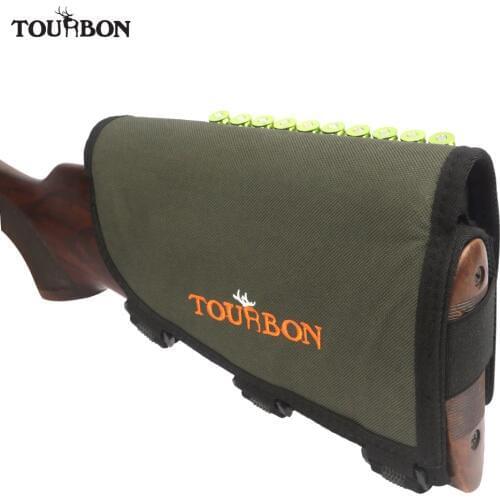 Tourbon Tactical Hunting Gun Accessories Rifle Buttstock Cheek Rest Pad with 3 Adjustable Pads Green for Shooting