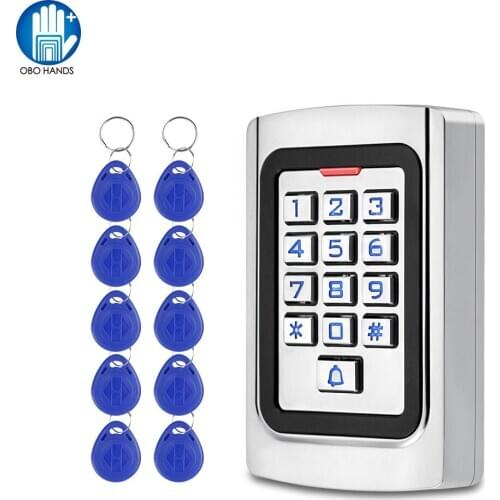 Waterproof IP68 Metal RFID Card Door Access Controller Standalone Access Control Keypad With Wiegand 26 Output