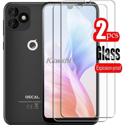 2PCS FOR Blackview OSCAL C20 High HD Tempered Glass Protective On C20 Pro Phone Screen Protector Film