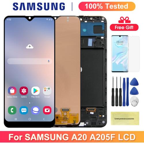 6.4'' A205 LCD For Samsung A20 A205 Lcd Display Touch Screen Digitizer For Samsung A205GN A205S A205YN A205F A205FN Lcds