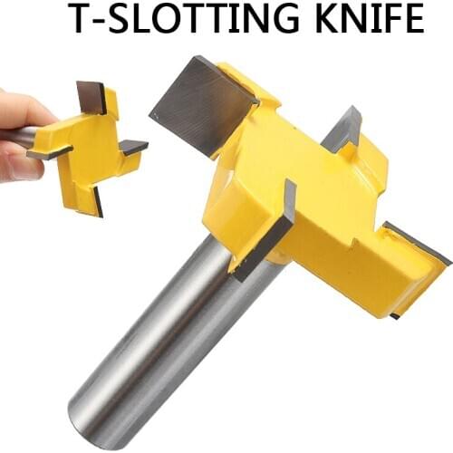1/2 Inch Shank Wood Milling Cutter Planing Tool Adapter Collet Shank Surfacing Flattening Woodworking Milling Cutter