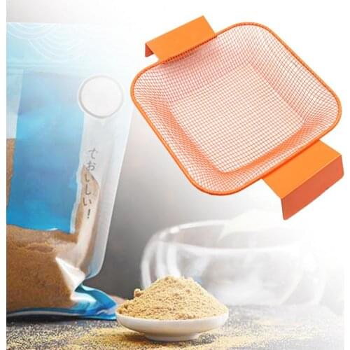 1 pcPortable fishing mini screen, sand filter screen, bait filter, European carp fishing, bait screen tool, garden mesh screen