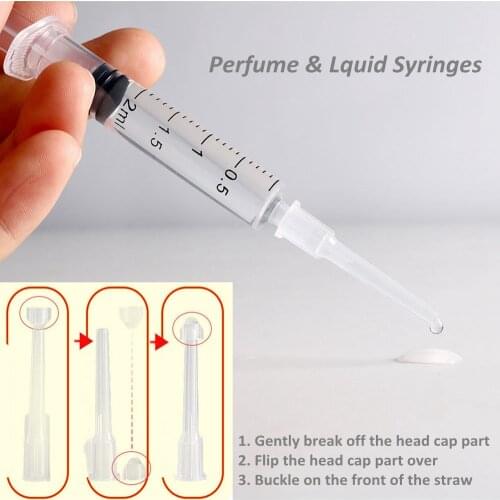 Perfume Syringes Refill Tools Plastic Diffuser Syringe Straw Dropper Spray Dispensing Required Cosmetic Tools