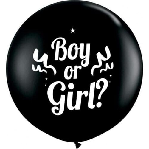 60% Hot Sale 36in Letter Balloon Universal Thickness Safe Black Gender Reveal Balloon Party Decoration for Gifts