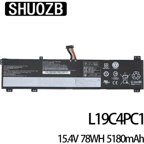 L19C4PC1 L19M4PC Laptop Battery For Lenovo 2020 rescuer R7000P Y7000P Built-In Legion 5 Y550 15ARH Y7000 R7000 New SHUOZB