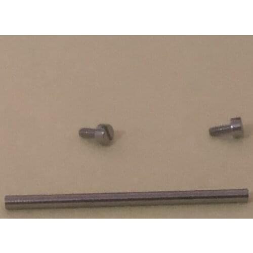 Free Shipping 1pc 1.23mm Diameter Stainless Steel Flat Watch Screw Tube for Watch Repair Select Size from 8mm to 28mm