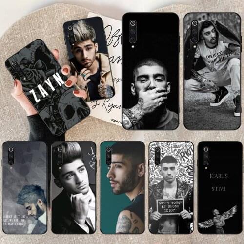 Zayn Malik Black Soft Shell Phone Case Capa for Xiaomi Mi10 10Pro 10 lite Mi9 9SE 8SE Pocophone F1 Mi8 Lite