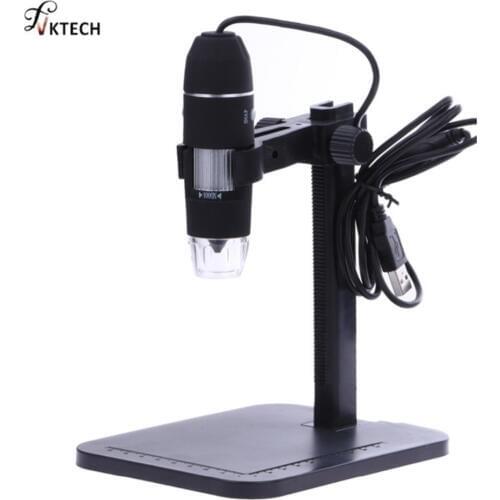 USB Digital Microscope 800X 1000X 8 LED 2MP Digital Microscope Endoscope Microscopio Magnifier Camera with Stand