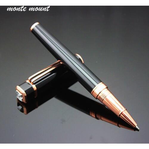 Exquisite Luxury diamond Metal Ballpoint Pens For Business Writing Gift Roller Ball Pen 0.5mm School Office Stationery Supplies