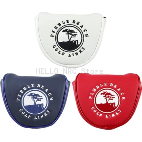Golf Mallet Putter Covers 1Pcs Magnetic Closure Customized Headcover Simplicity Durable