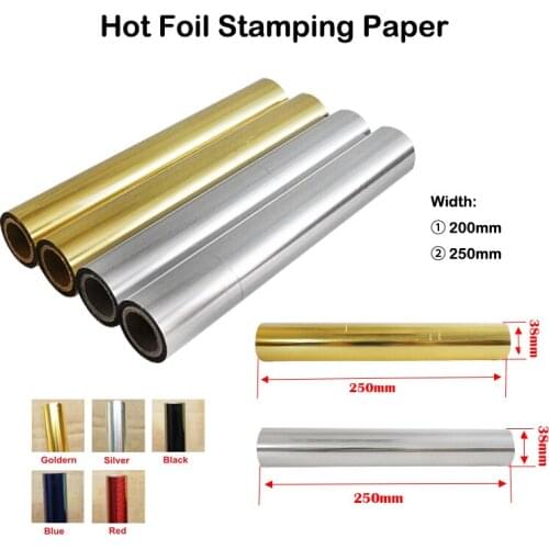 Original Hot Foil Stamping Paper Stamp Paper for LY 400A Hot Foil Stamping Machine Width 250MM Length 50M