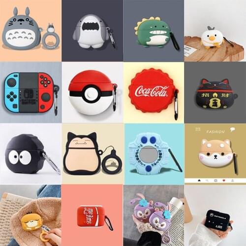 3D Cute Cartoon For Huawei Freebuds Pro Case Protective Cover For Huawei Free Buds Pro Soft Silicone Wireless Headphone Cover