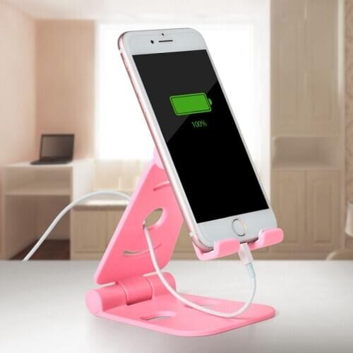 Universal Mobile Phone Holder Seat Desktop Brackert For IPAD Tablet Charging Base Double Adjustable Shelf