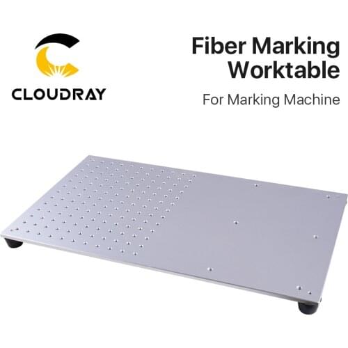 Cloudray Fiber Marking Machine Metal Worktable 350*550mm Satandard Size of Lift Table for DIY 1064nm Fiber Marking Machine Part