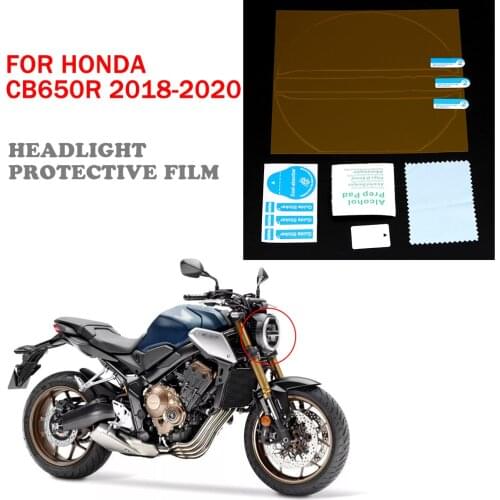 Motorcycle Cluster Scratch Protection Film Screen Headlight Protector Accessories For Honda CB650R CB 650R 650 R 2018 2019 2020