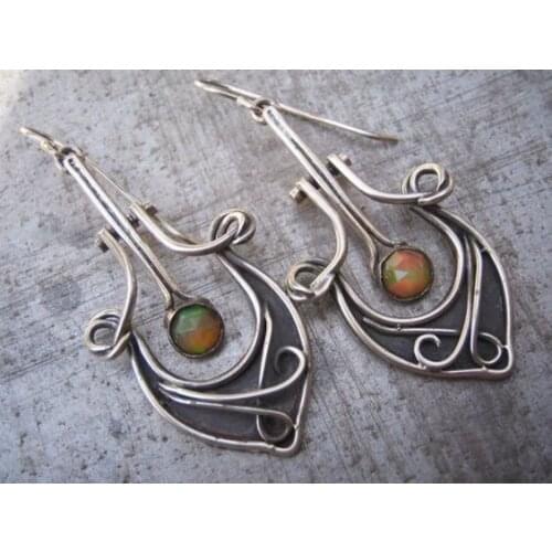 Women Fashion 925 Sterling Silver Earrings Exaggerated Elegant Hollow Pendant Jewelry Wedding Engagement Party Accessories