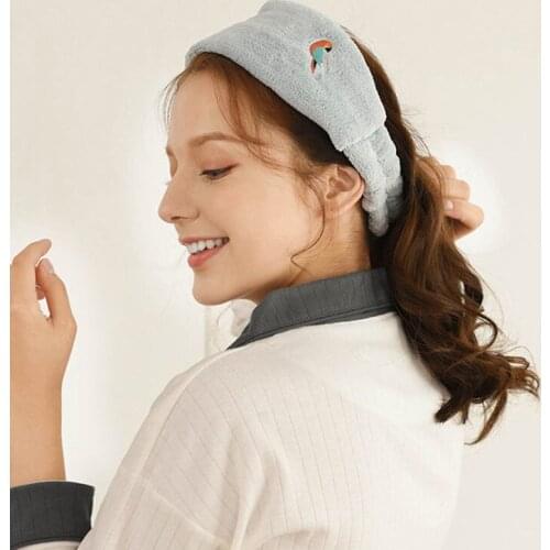 Women Cute Hairband Soft Hair Towel Makeup Bath Hairband Wash Face Hair Holder for Bath Headband Hair Accessories for Girl