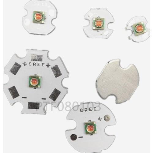 5pcs Cree XLamp XP-E XPE Yellow 585nm-595NM 3W High Power LED Light Emitter Bead Chip Diode on 8mm 12mm 14mm 16mm 20mm PCB