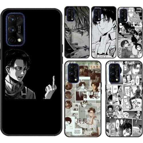 Attack on Titan Levi Ackerman For Realme 8 Pro 6 7 GT Neo C3 C11 C15 C21 Phone Case For OnePlus 8 Pro 9 Pro Nord 8T 7T