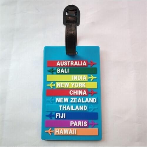 Hot Country Letters Travel Luggage Tag ID Address Holder Protection Suitcase Tag Travel Accessories Portable Label High Quality
