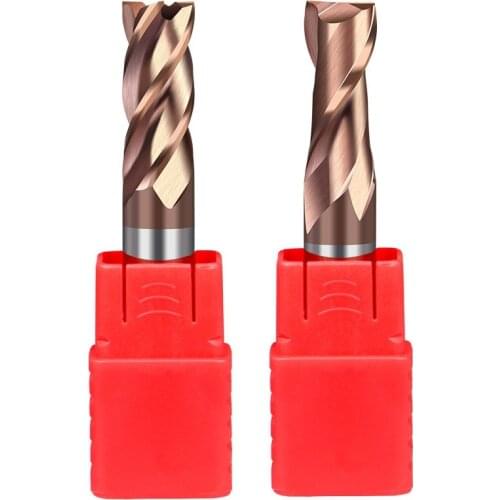 Milling Cutter Alloy Coated Tungsten Steel Cutter Cnc Machining Hrc55 End Milling Cutter 2-flute 4-flute Milling Machine