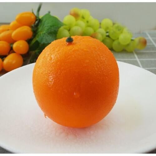 10pcs High imitation fake artificial orange Fruit&artificial plastic fake simulated orange fruit model