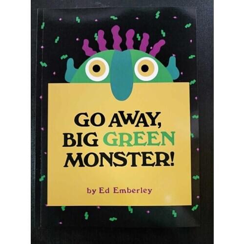 Go Away, Big Green Monster early Educational English picture short story Book For Baby Kids And Small Children bedtime reading