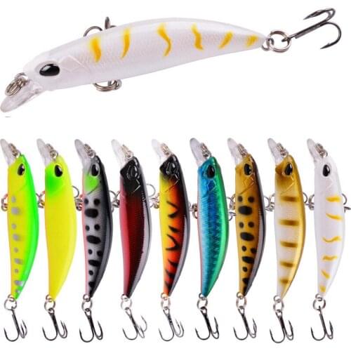 1pcs Laser Minnow Fishing Lure 7cm 4g Pesca Hooks Carp Fish Wobbler Tackle Crankbait Artificial Japan Hard Bait Swimbait Lures