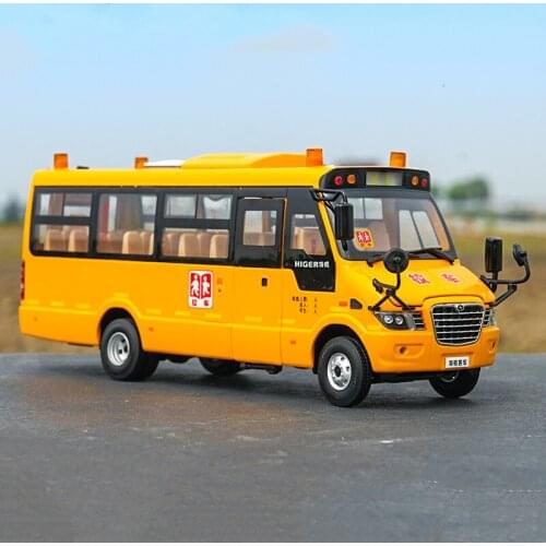 1/32 Metal alloy die-casting American school bus simulation car model adult collection childrens toy gift display